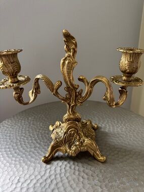 Candelabra. Vintage Italian Rococo Style